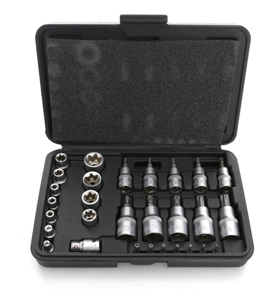 30-osaline Torx-otsikute ja padrunite komplekt KD10242