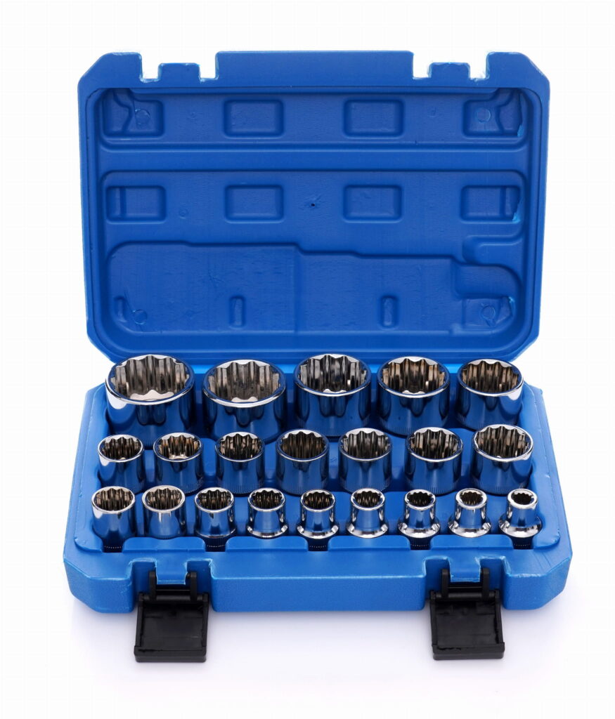 KRAFT&DELE 21-osaline 1/2″ 12-kantpadrunite komplekt KD10348