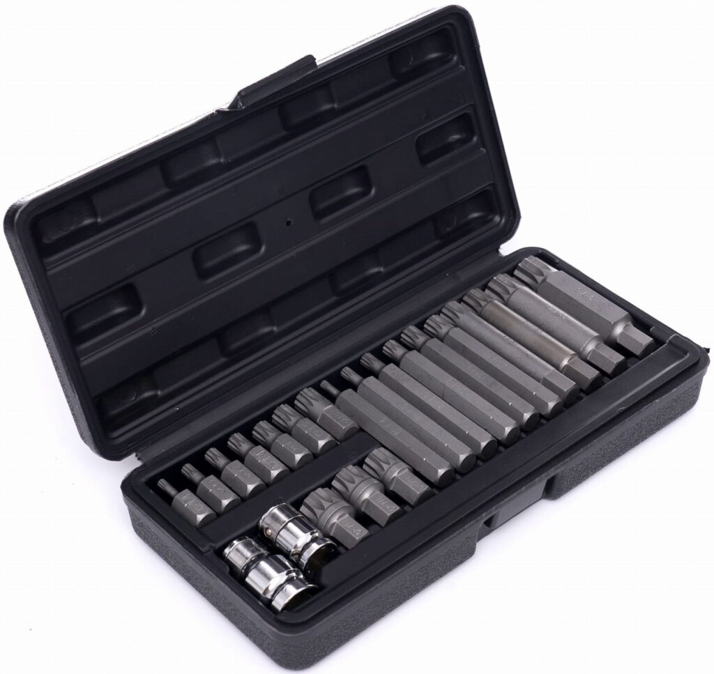 M4–M18 spline-otsikute komplekt, 22 tk KD10539