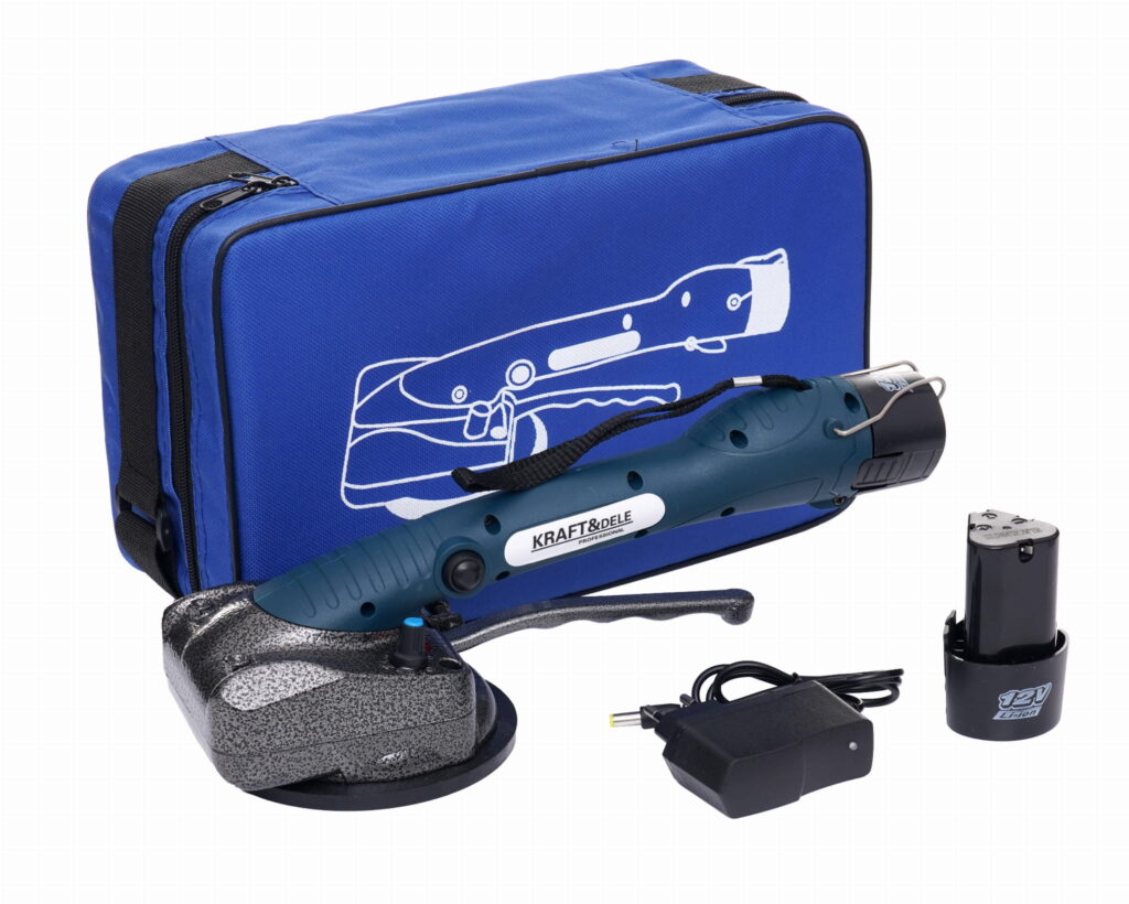 KRAFT&DELE plaatide vibreeriv iminapp 12 V 2 × 2000 mAh koos kohvriga KD10769