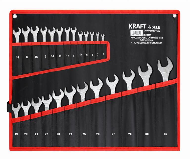 KRAFT&DELE kombivõtmete komplekt 25 tk KD10920