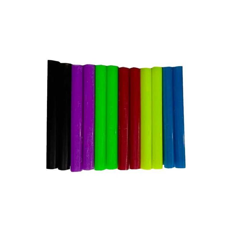 Värvilised kuumliimipulgad liimipüstolile 11 × 100 mm, 12 tk, 1 kg KD11262