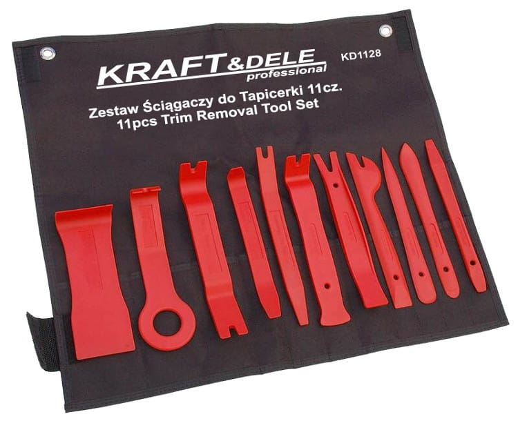 KRAFT&DELE 11-osaline polstri- ja autosisustuse eemaldustööriistade komplekt KD1128