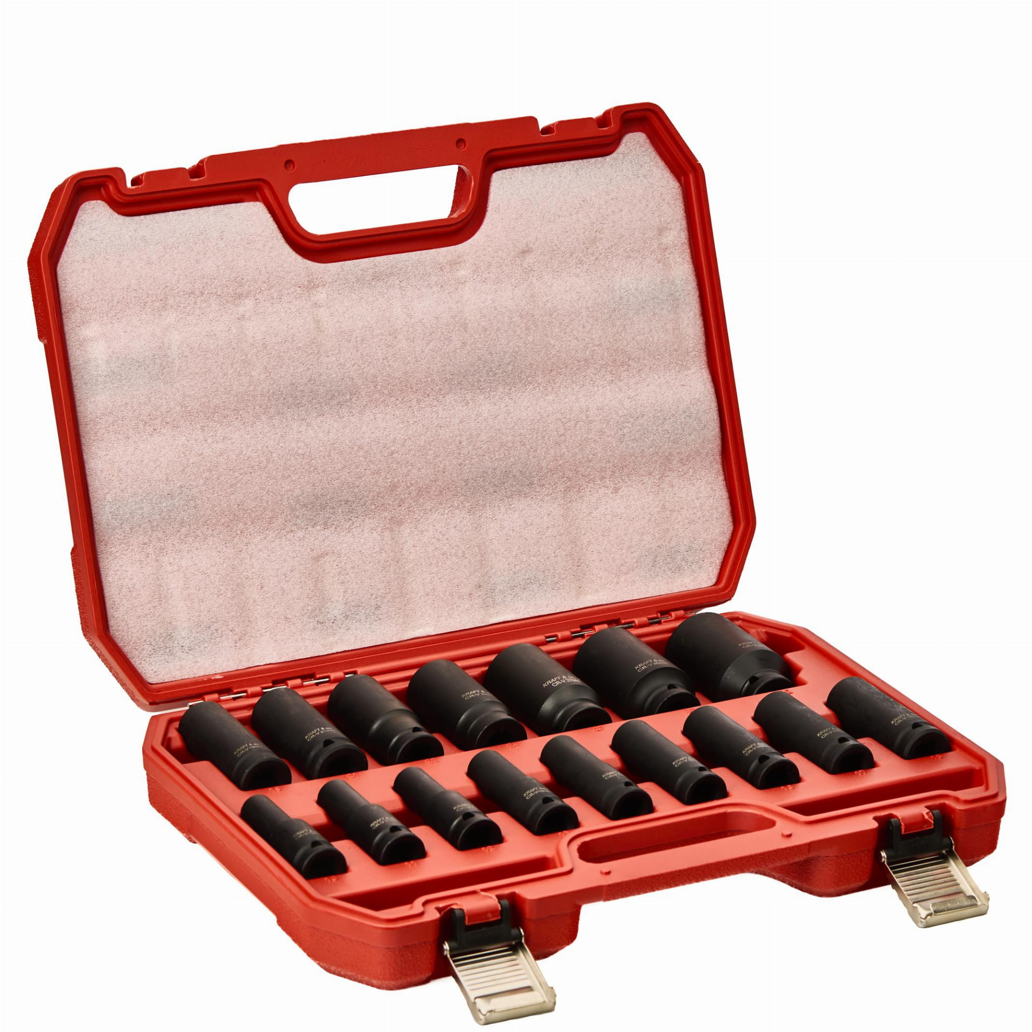 KRAFT&DELE 1/2-tolline löökpadrunite komplekt 10–32 mm, 16 tk KD11749