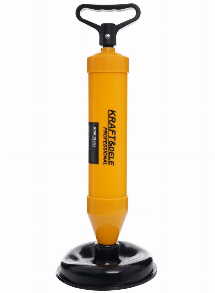 KRAFT&DELE äravoolu puhastamise imemis-survepump 65 ja 155 mm otsikutega KD11766