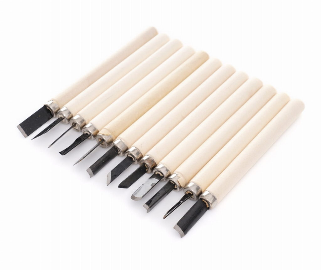 KRAFT&DELE puidunikerduspeitlite komplekt 12 tk KD11774