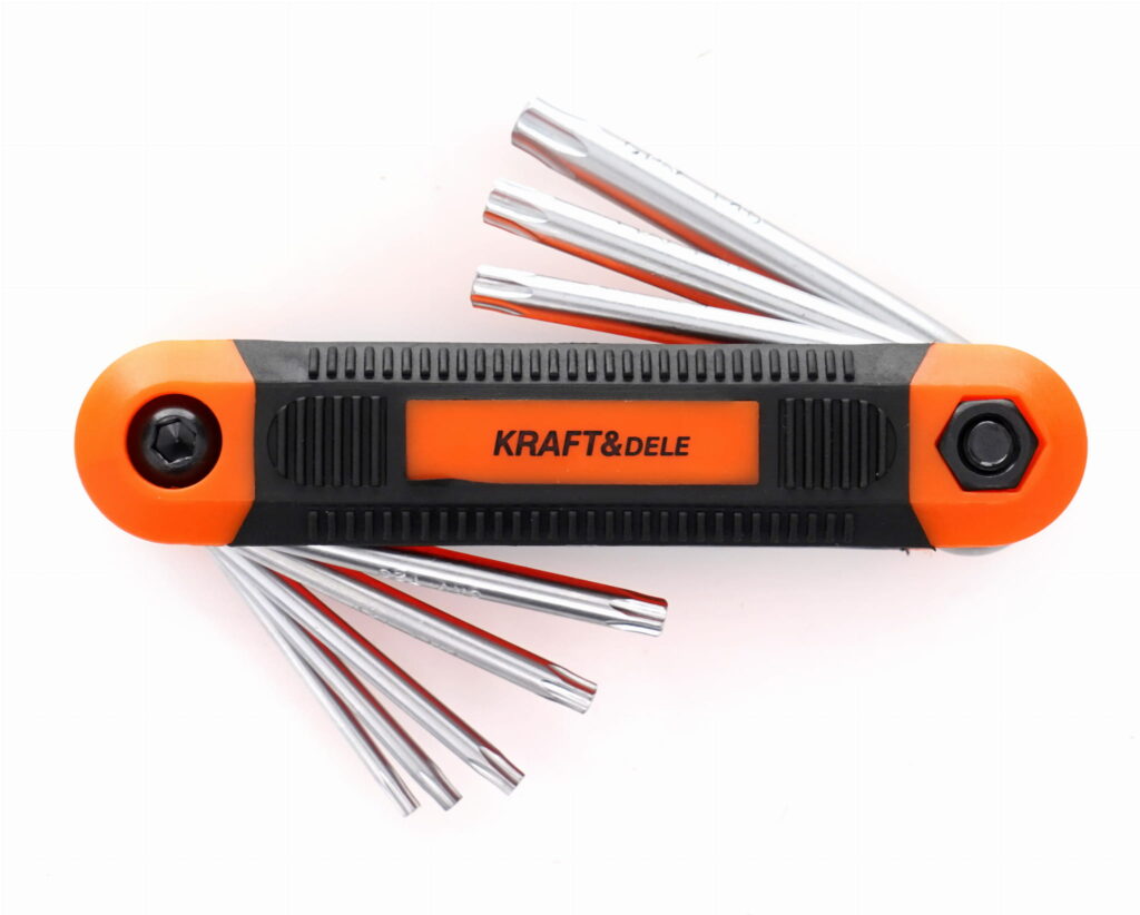 12 komplekti kokkupandavaid turva-Torx-võtmeid, 8 tk komplektis KD11935