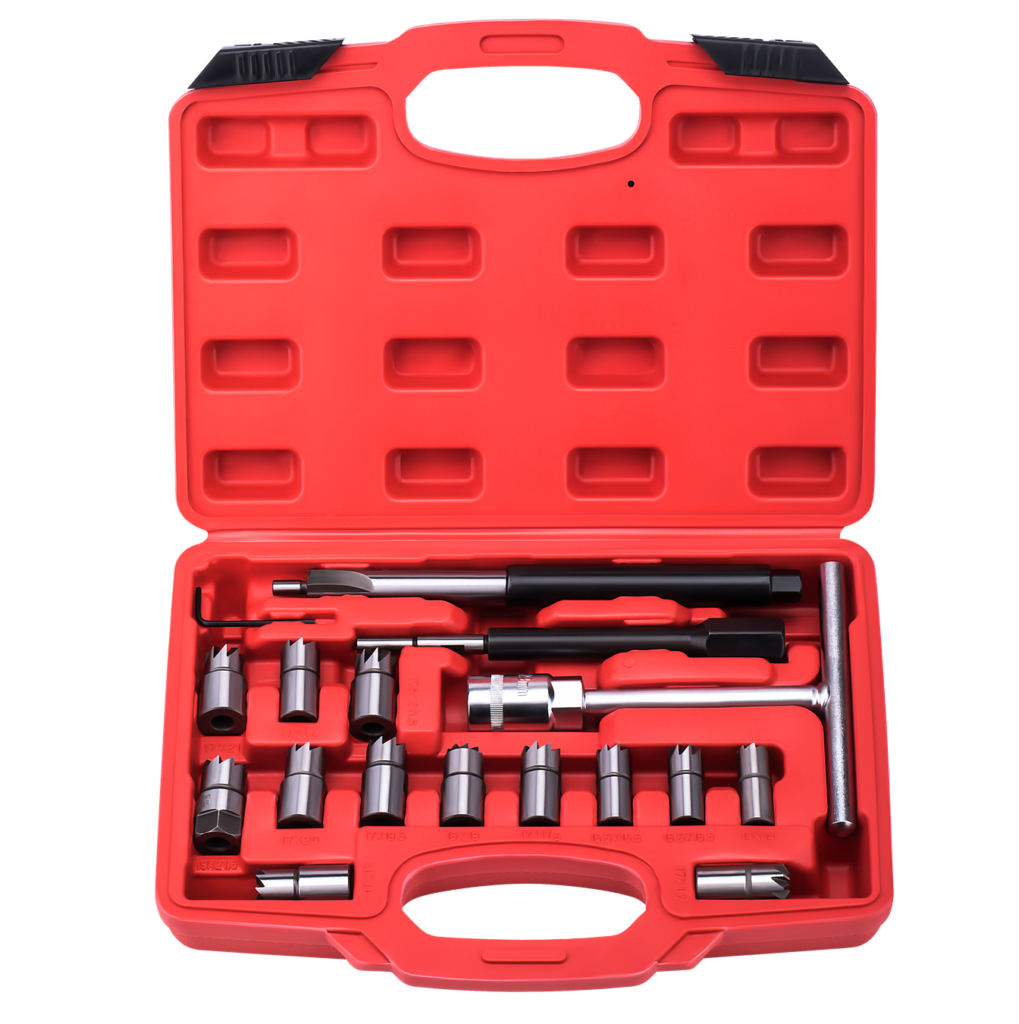 Pihustipesade puhastusfreeside komplekt, 17-osaline KD12504