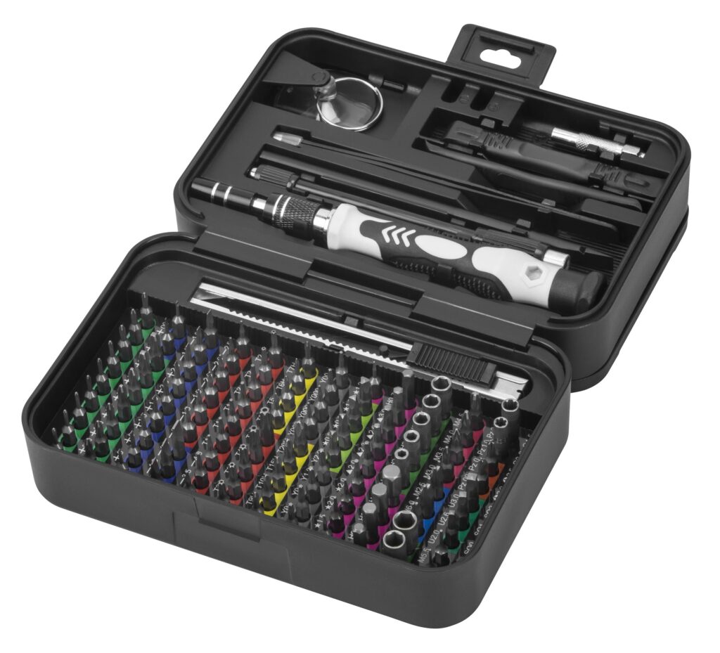 Täppiskruvikeerajate komplekt, 132 tk KD12692