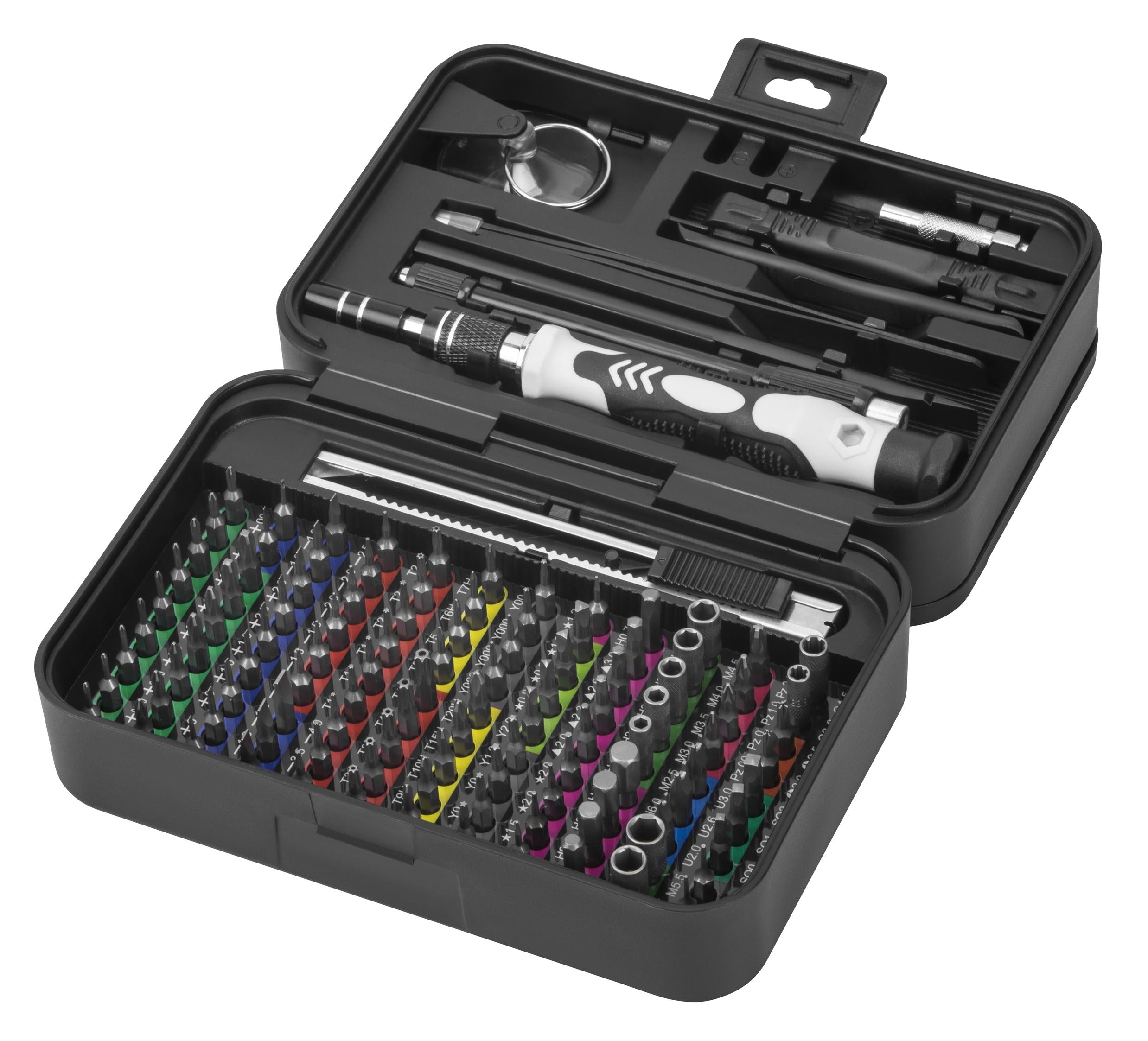 Täppiskruvikeerajate komplekt, 132 tk KD12692