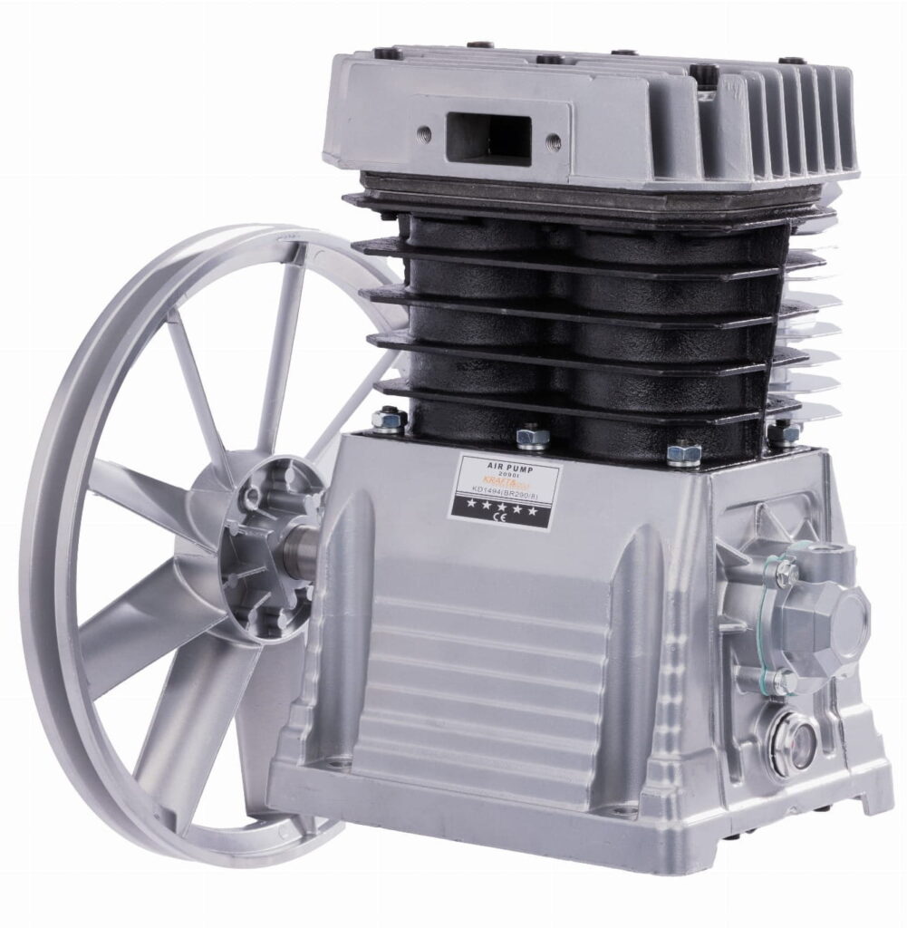 KRAFT&DELE kahe silindriga õhukompressori pump 5,5 kW ajamile 820 l/min KD1494