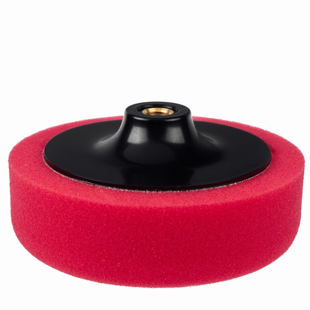 KRAFT&DELE punane poleerimissvamm 150 mm M14 KD1593 – 3 tk komplekt