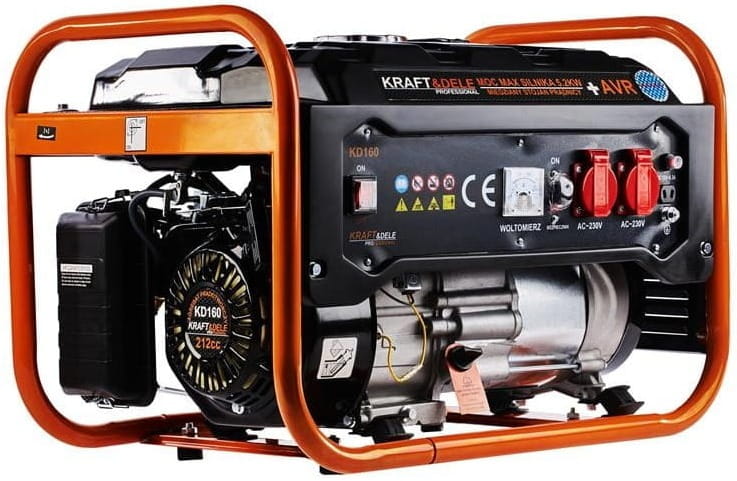 KRAFT&DELE ühefaasiline bensiinigeneraator 3500 W 12/230 V KD160