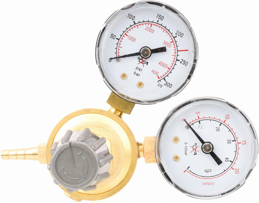 KRAFT&DELE CO₂ ja argooni keevitusreduktor KD1824