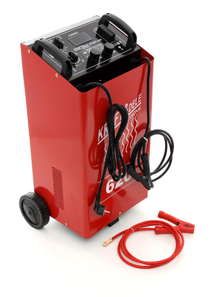 KRAFT&DELE LCD-ekraaniga akulaadija käivitusfunktsiooniga 250 A 12/24 V KD1915