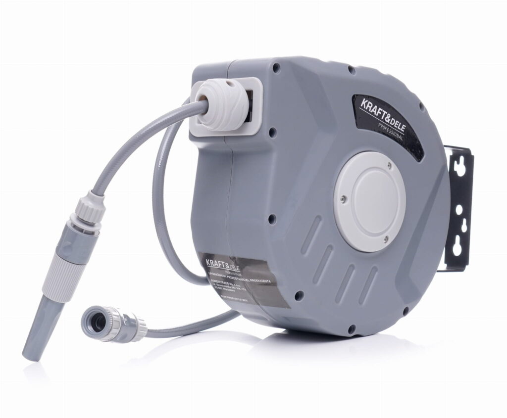 KRAFT&DELE automaatne aiavoolikurull 10 m + 1 m KD2081
