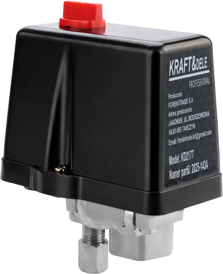 KRAFT&DELE kolmefaasiline kompressori rõhulüliti KD2177