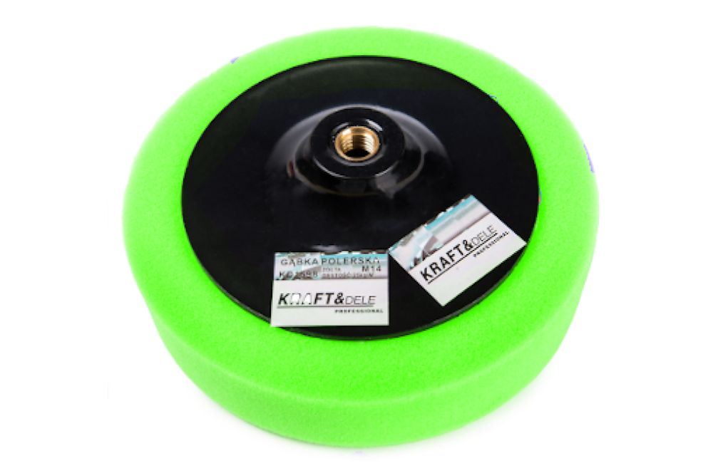KRAFT&DELE roheline poleerimissvamm 150 mm KD3059 – 5 tk komplekt