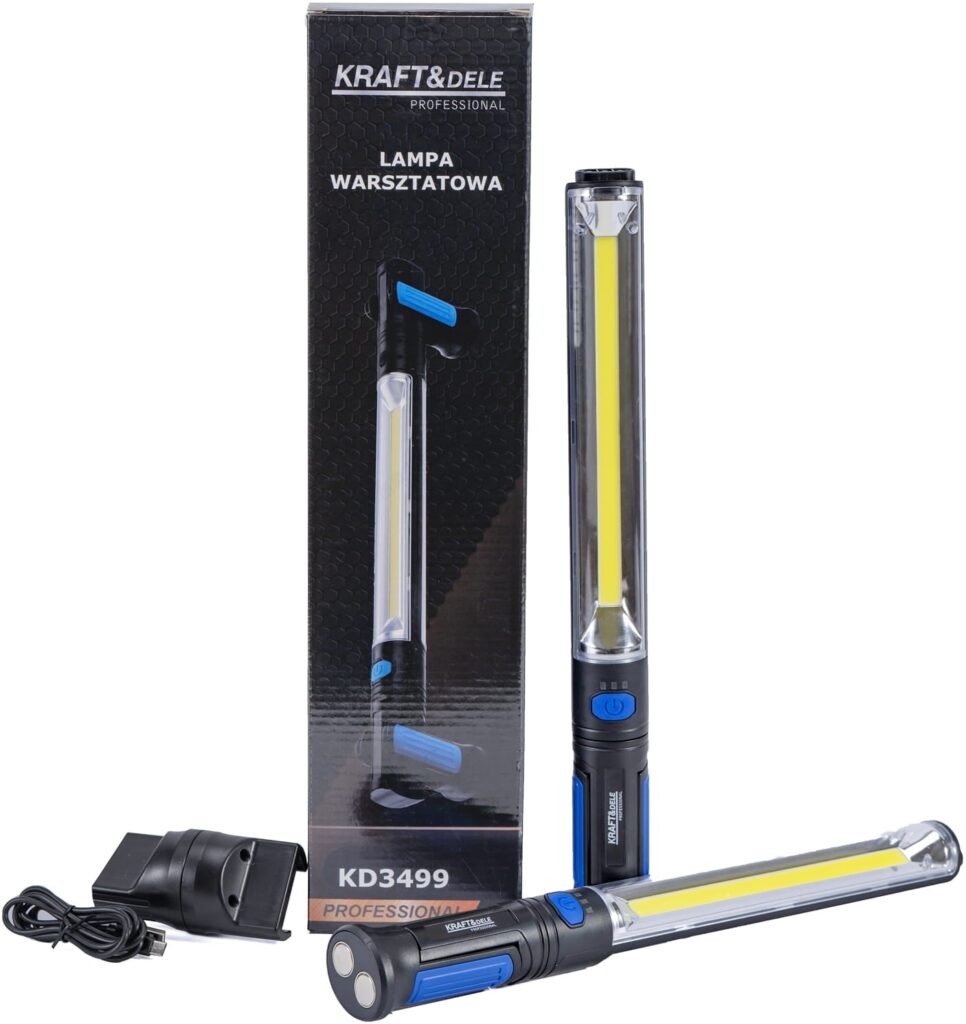 KRAFT&DELE kaheosaline USB-C LED-töökojalamp 1000 lm KD3499