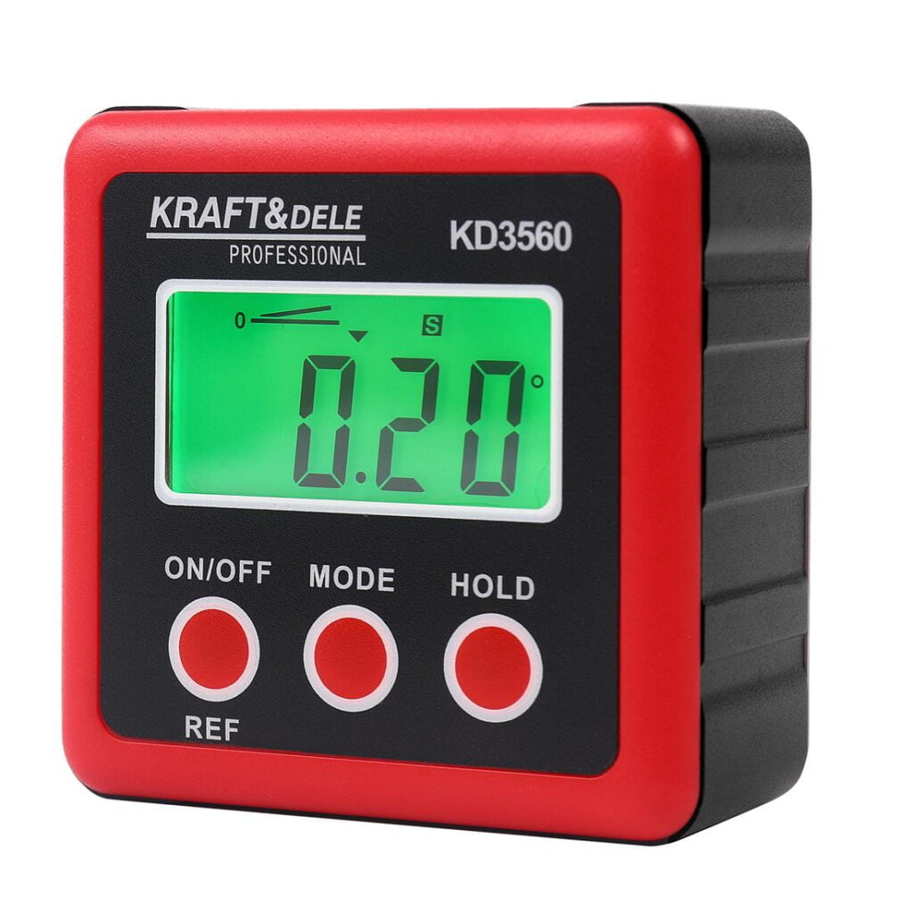 KRAFT&DELE magnetiga digitaalne elektrooniline nurgamõõtja KD3560