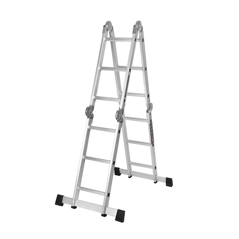 KRAFT&DELE platvormiga kokkupandav alumiiniumredel 4 × 3, 346 cm KD4070