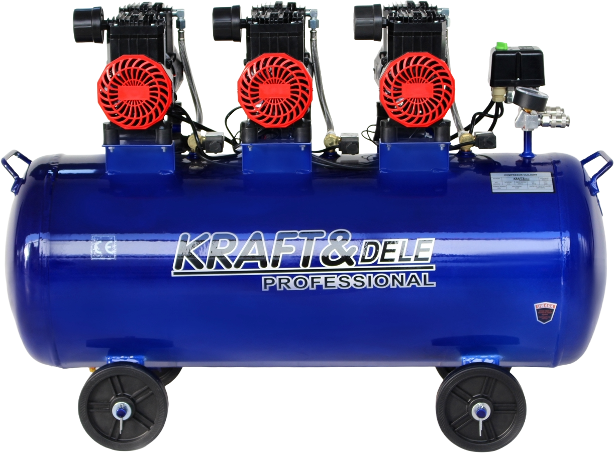 KRAFT&DELE õlivaba õhukompressor 100 l 6000 W 660 l/min sinine KD4094