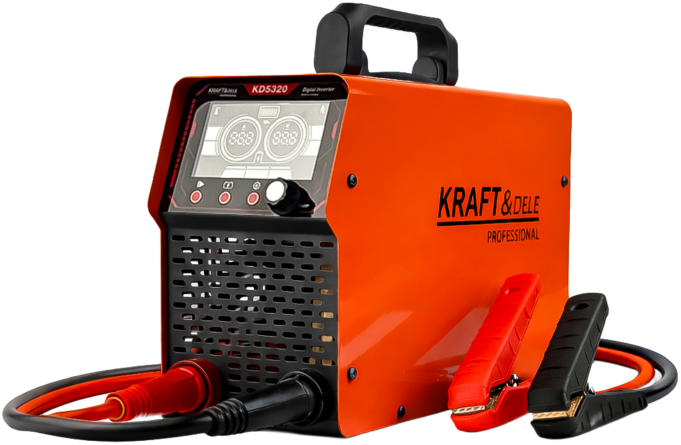 KRAFT&DELE 12/24 V käivitusfunktsiooniga akulaadija 55 A 500 A 50–800 Ah KD5320