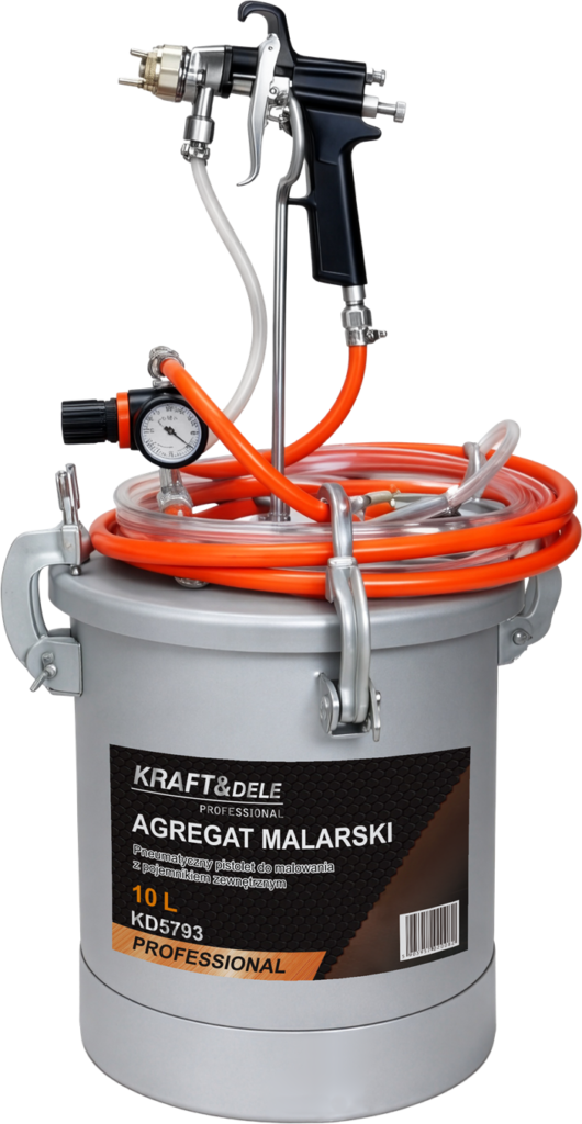 Pneumaatiline värviprits survepaagiga 10 l KD5793