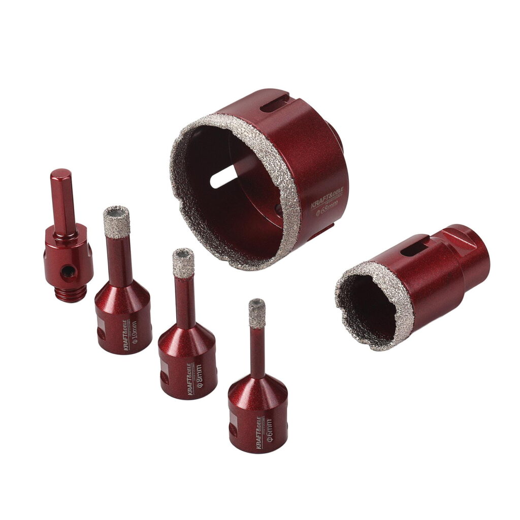 KRAFT&DELE teemantaugusaagide komplekt 6-osaline 6–68 mm KD5953