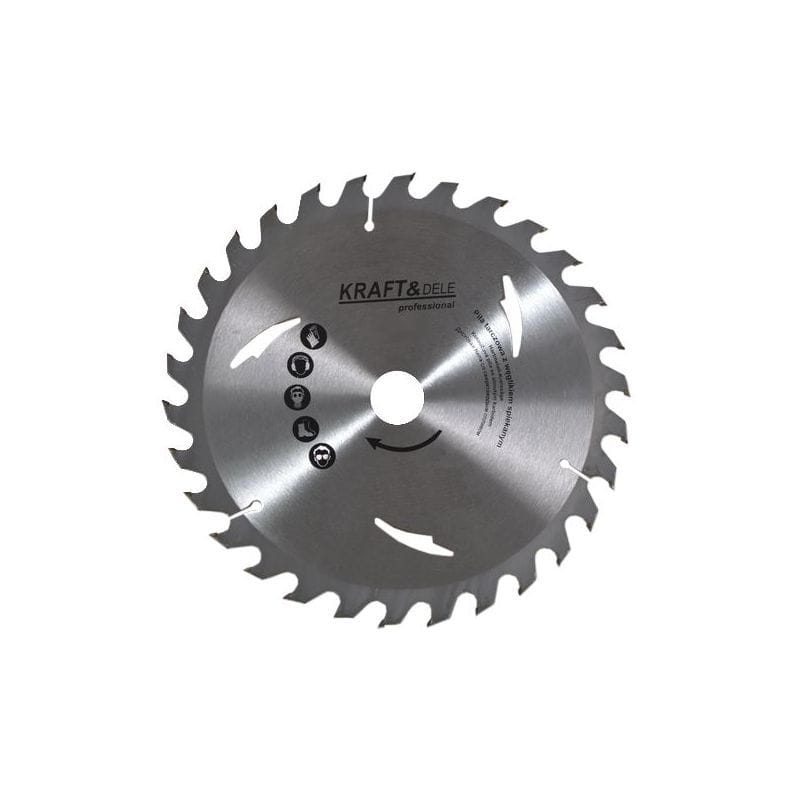 KRAFT&DELE karbiidhammastega puidusaeketas 185 × 32 mm, 60 hammast KD954 – 2 tk komplekt