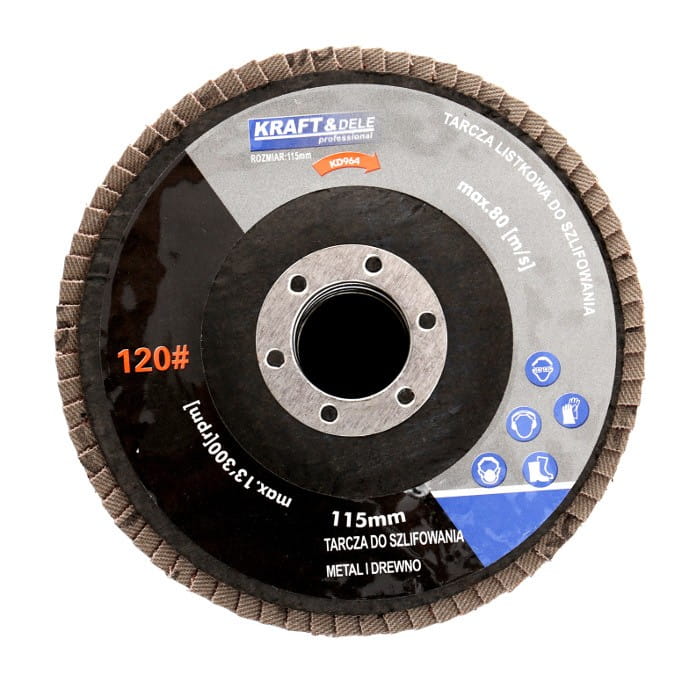 115 mm P100 lamellketas KRAFT&DELE KD963 – 10 tk komplekt