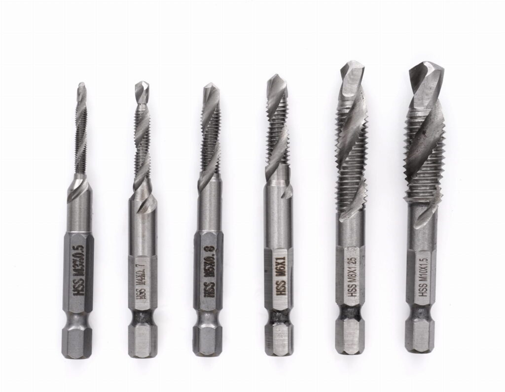 KRAFT&DELE HSS-kombineeritud keermepuuride komplekt 6 tk KD980 (P)