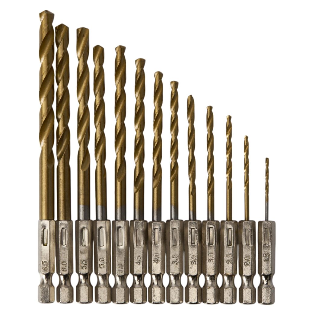 KRAFT&DELE titaannitriidkattega HSS-puuride komplekt 13 tk KD982