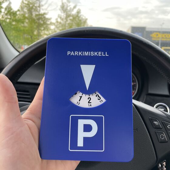 Patareitoitega automaatse ajaseadistusega elektrooniline PARKIMISKELL