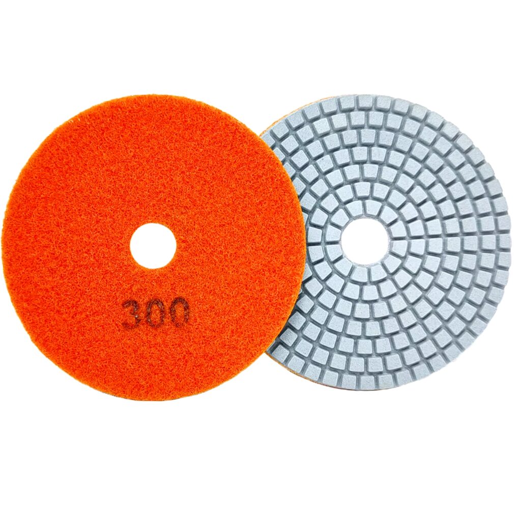 10 tk 80 mm takjakinnitusega teemantpoleerimiskettaid gres- ja keraamiliste plaatide lihvimiseks G300 RC-K-1360