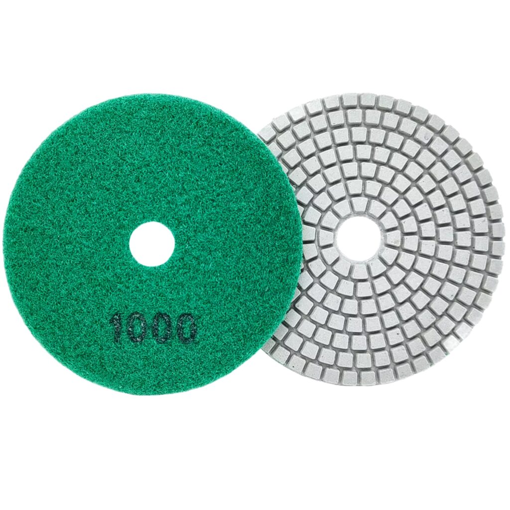 10 tk 80 mm teemantpoleerimiskettaid takjakinnitusega, teralisus 1000 RC-K-1362