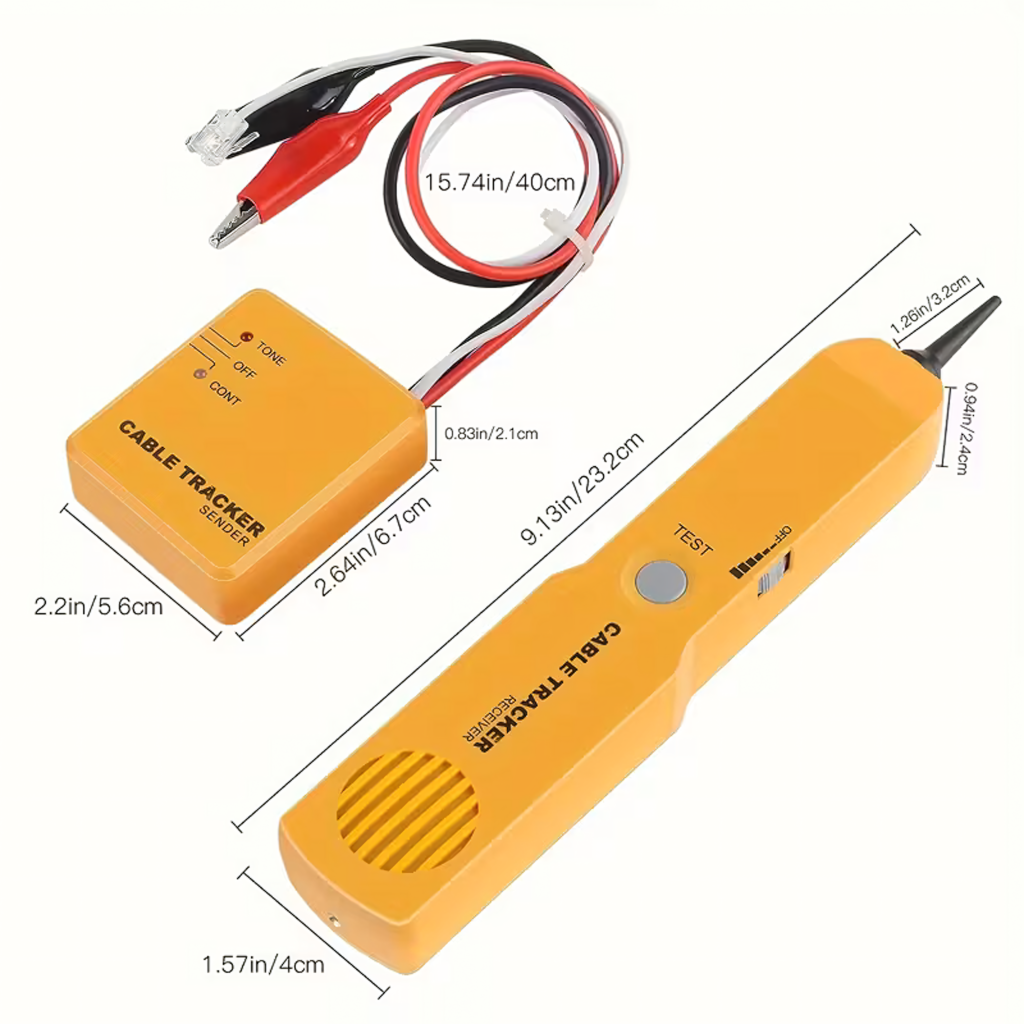 RJ11-kaablite kaabliotsija ja testerikomplekt RC-K-1985