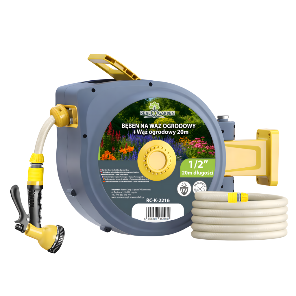 Automaatne seinale paigaldatav aiavoolikurull 1/2", kuni 20 m RC-K-2216-15061
