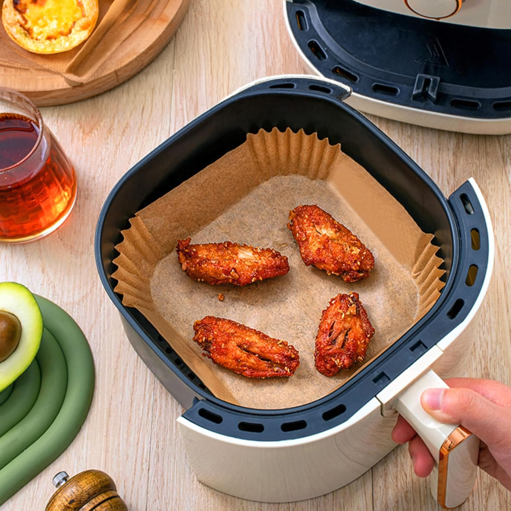 Air Fryer Paper Liners 16x16cm 100 pcs (J)