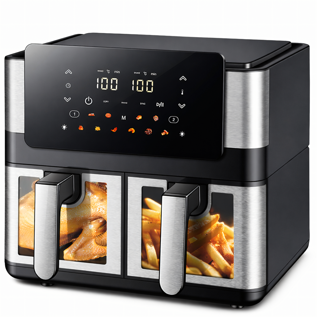 Kuumaõhufritüür 8 l põhikorvi ja 4 l lisakorviga, 2000 W, 12 programmi RC-K-2367-15289