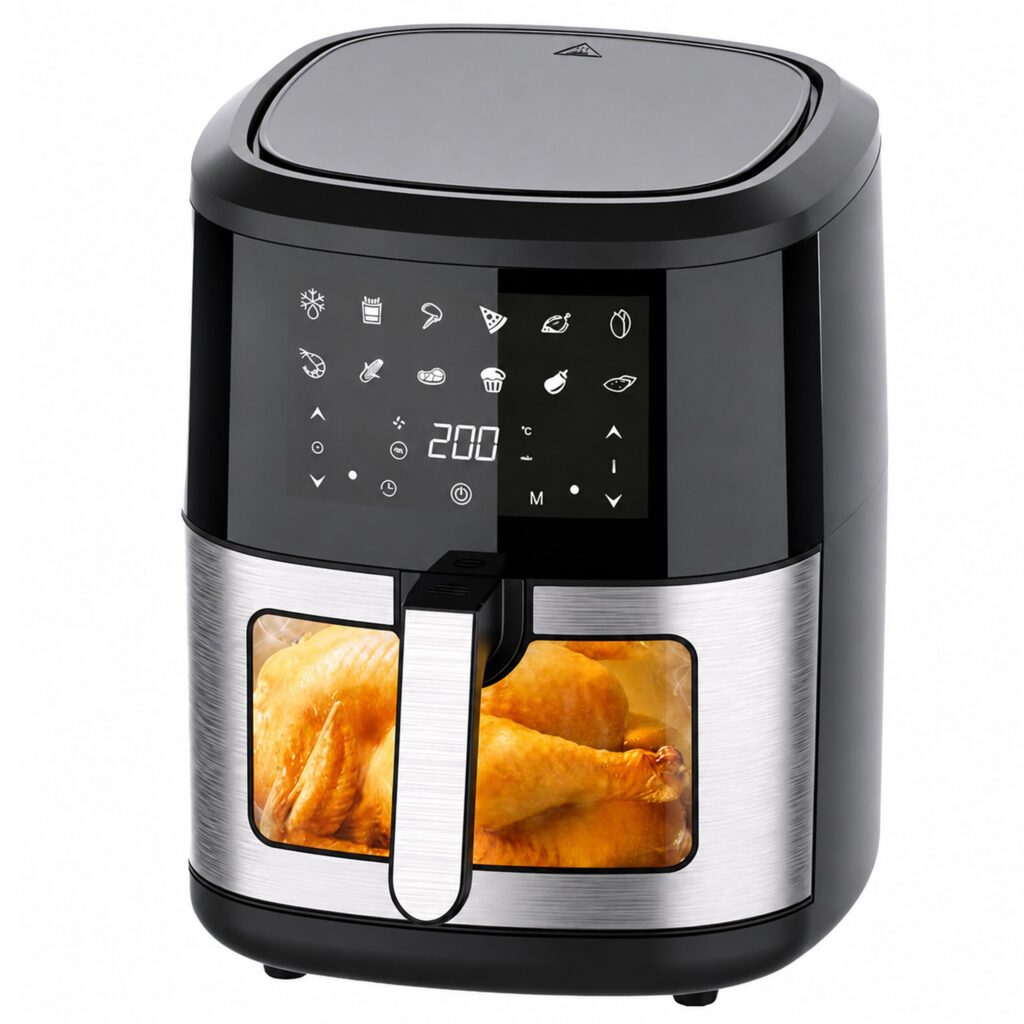 Kuumaõhufritüür 6 l 1500 W 12 küpsetusprogrammiga RC-K-2372-15437