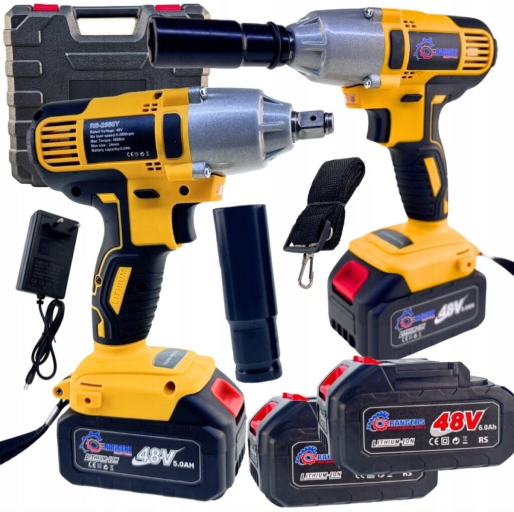 RANGERZ RS-2560 1/2" akulöökmutrikeeraja 48 V 380 Nm 2 akuga ja kohvriga RS-2560B