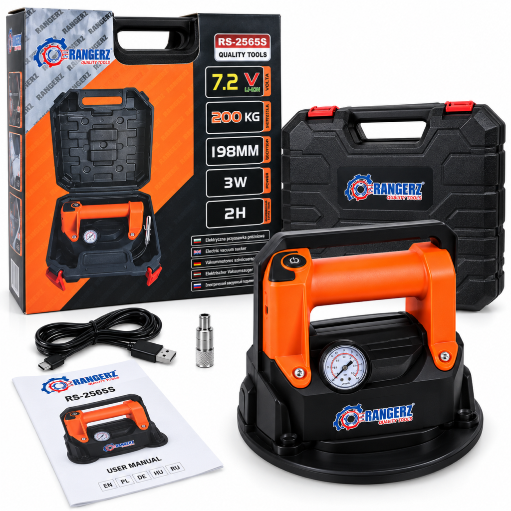 RANGERZ juhtmeta elektriline vaakumtõstuk 200 kg 7,2 V 198 mm RS-2565S