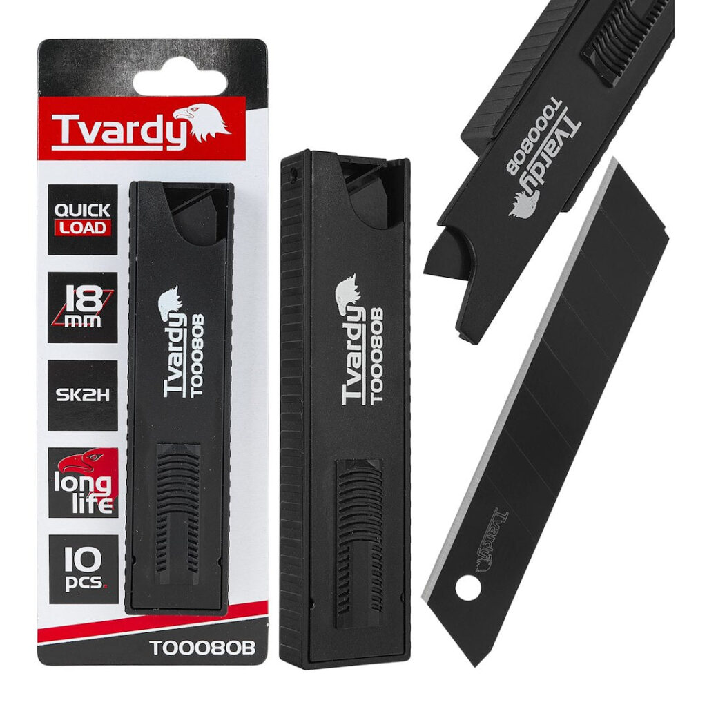 Varuteradele mõeldud terad 100x18x0.5mm SK2H 10 tk kiirlaadimisega dosaatoris