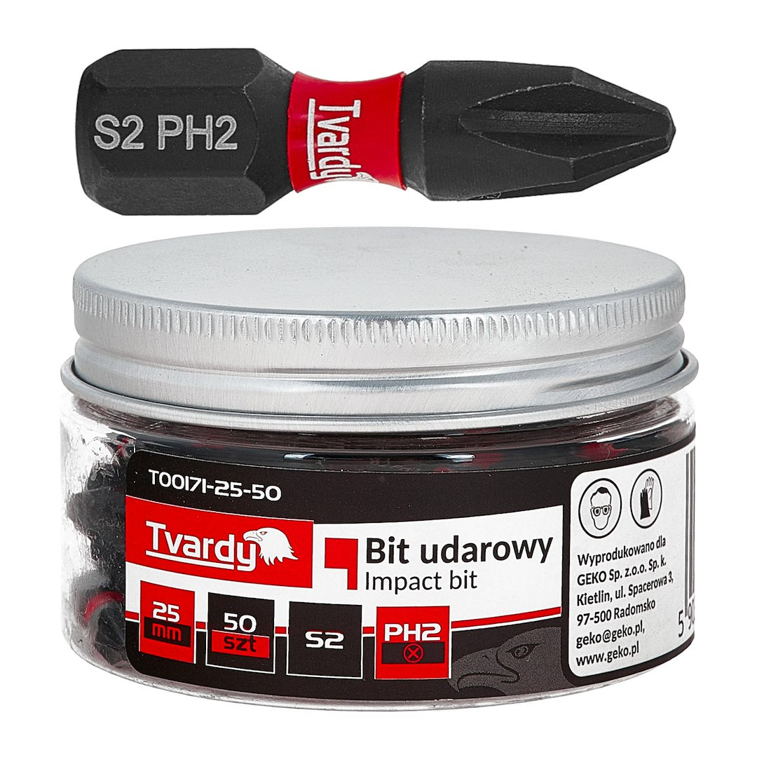 Löögiotsak PH2 25 mm S2 - purk – 50 tk pakk