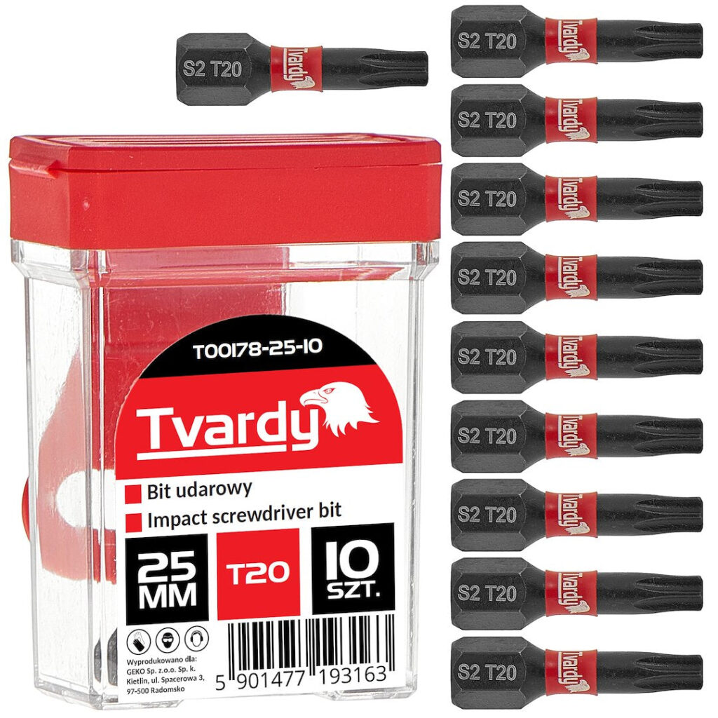Löökkruvikeeraja otsik T20 25 mm S2 – Karp – 10 tk pakend