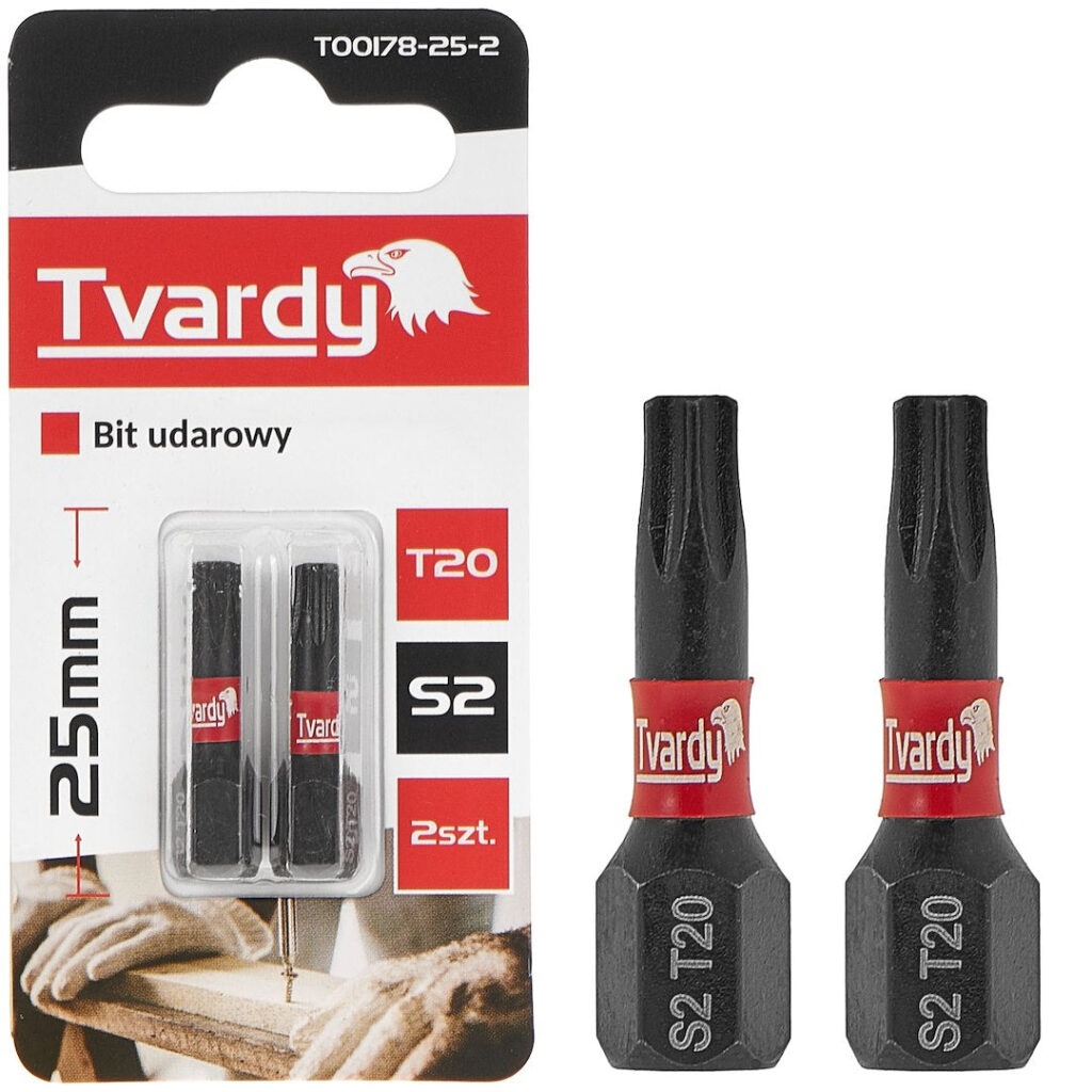 Löökkruvikeeraja otsik T20 25mm S2 – 2 tk pakend
