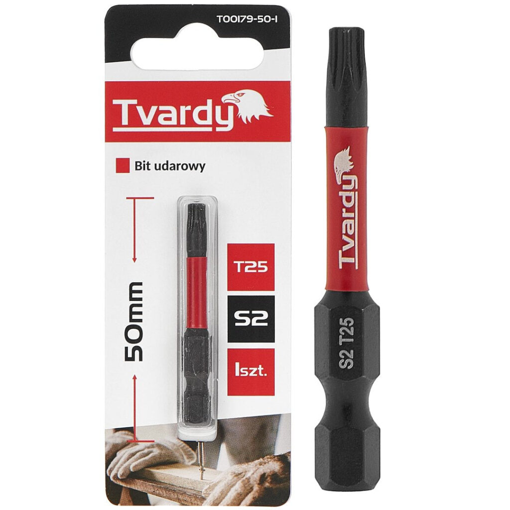 Löökkruvikeeraja otsak, T25, 50 mm, S2 – 5 tk komplekt