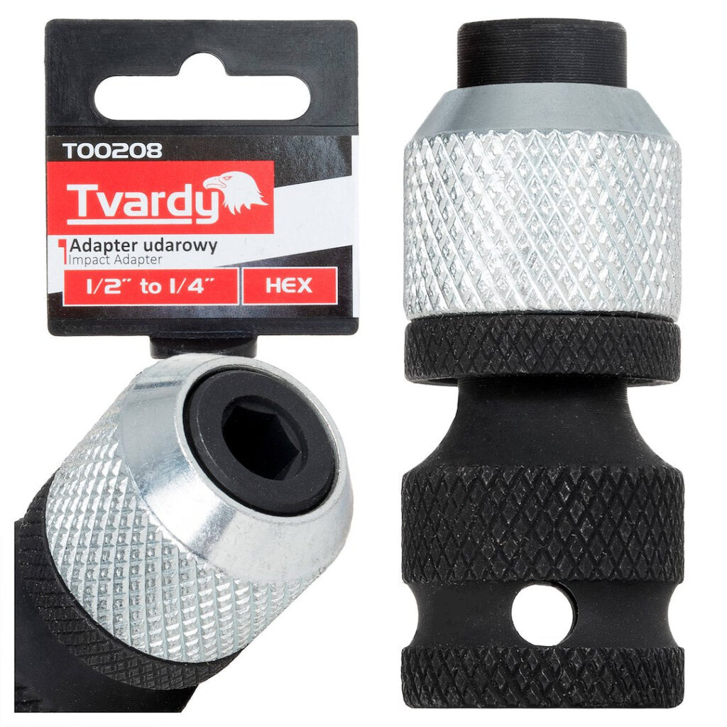 TVARDY löökadapter 1/2" kuni 1/4" HEX