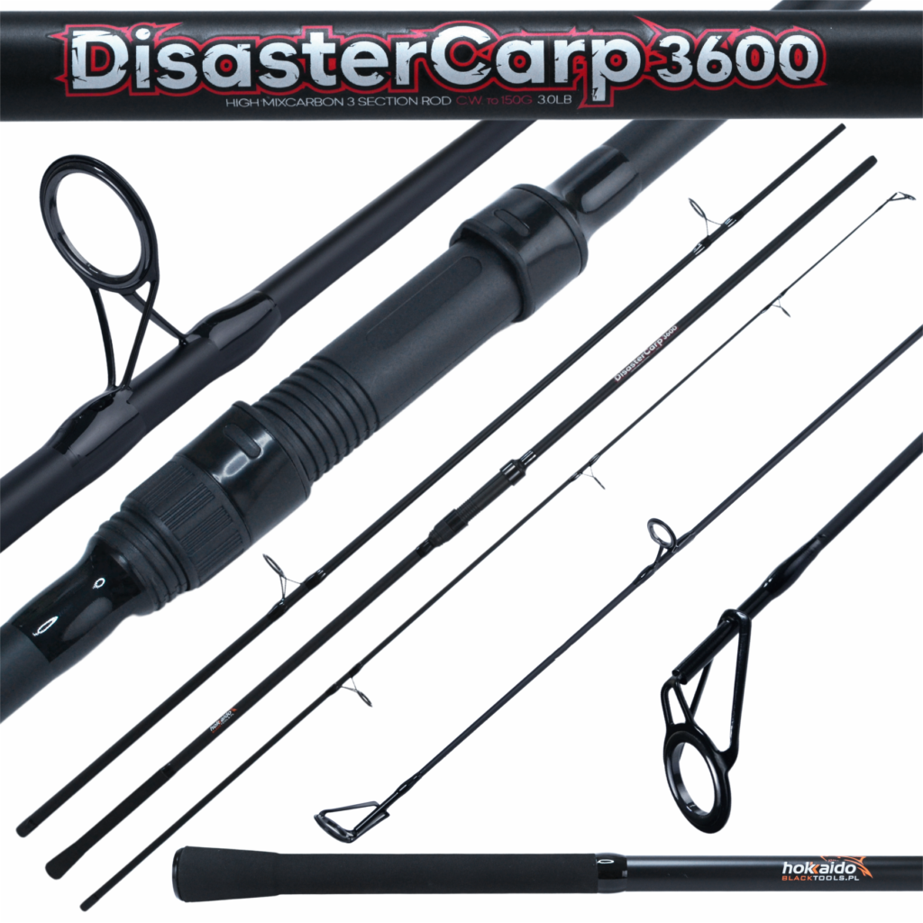 Hokkaido Disaster Carp 3600 karpkalavarras 3,6 m 150 g 3,0 lb 3-osaline W11218